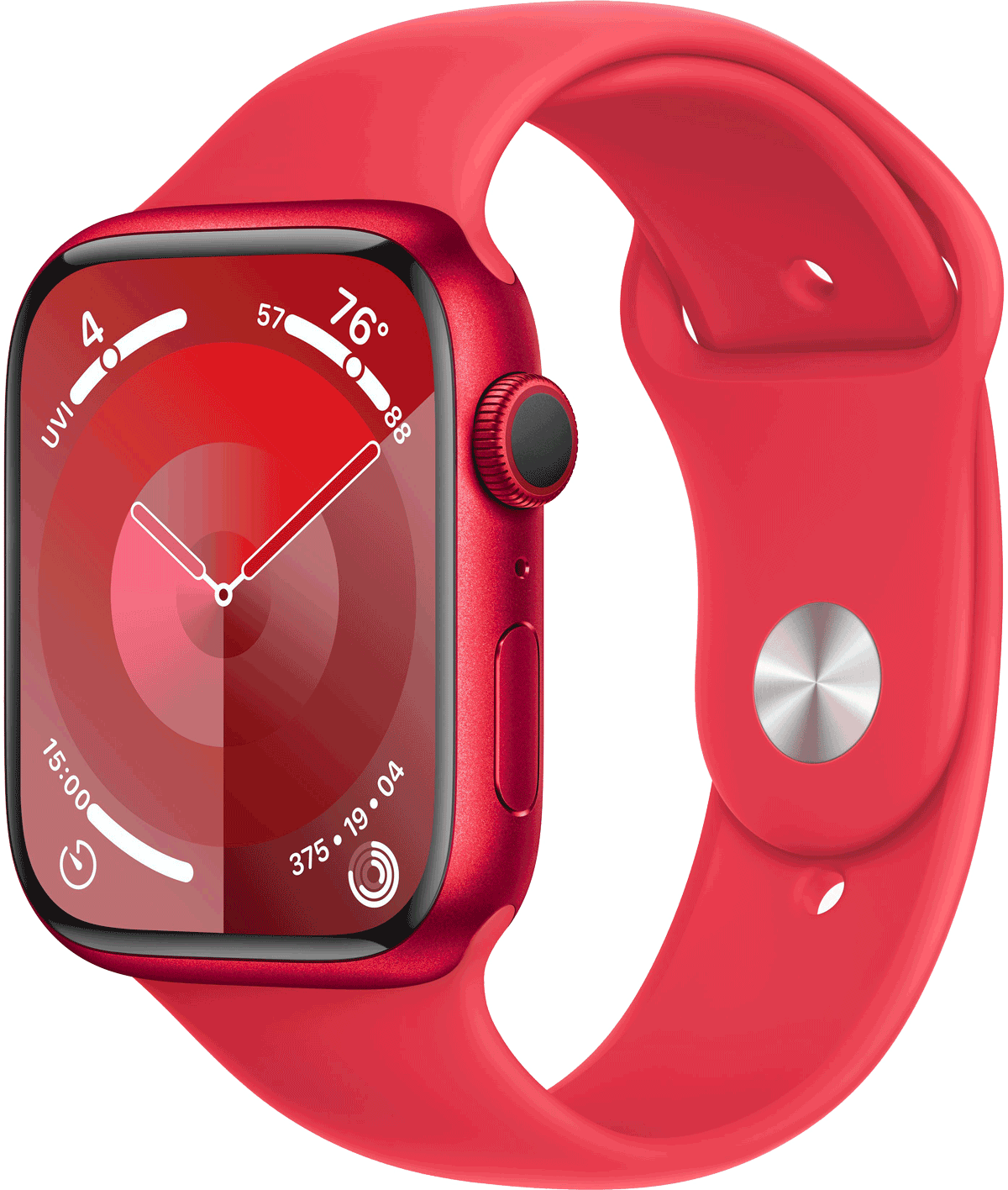 Watch 9 – Aluminum Red