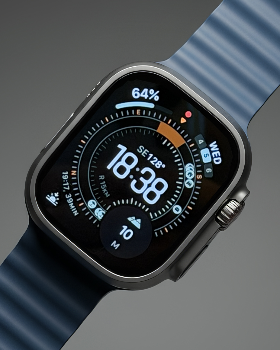 Apple Watch Ultra 3 в корпусе из натурального титана 49 мм
