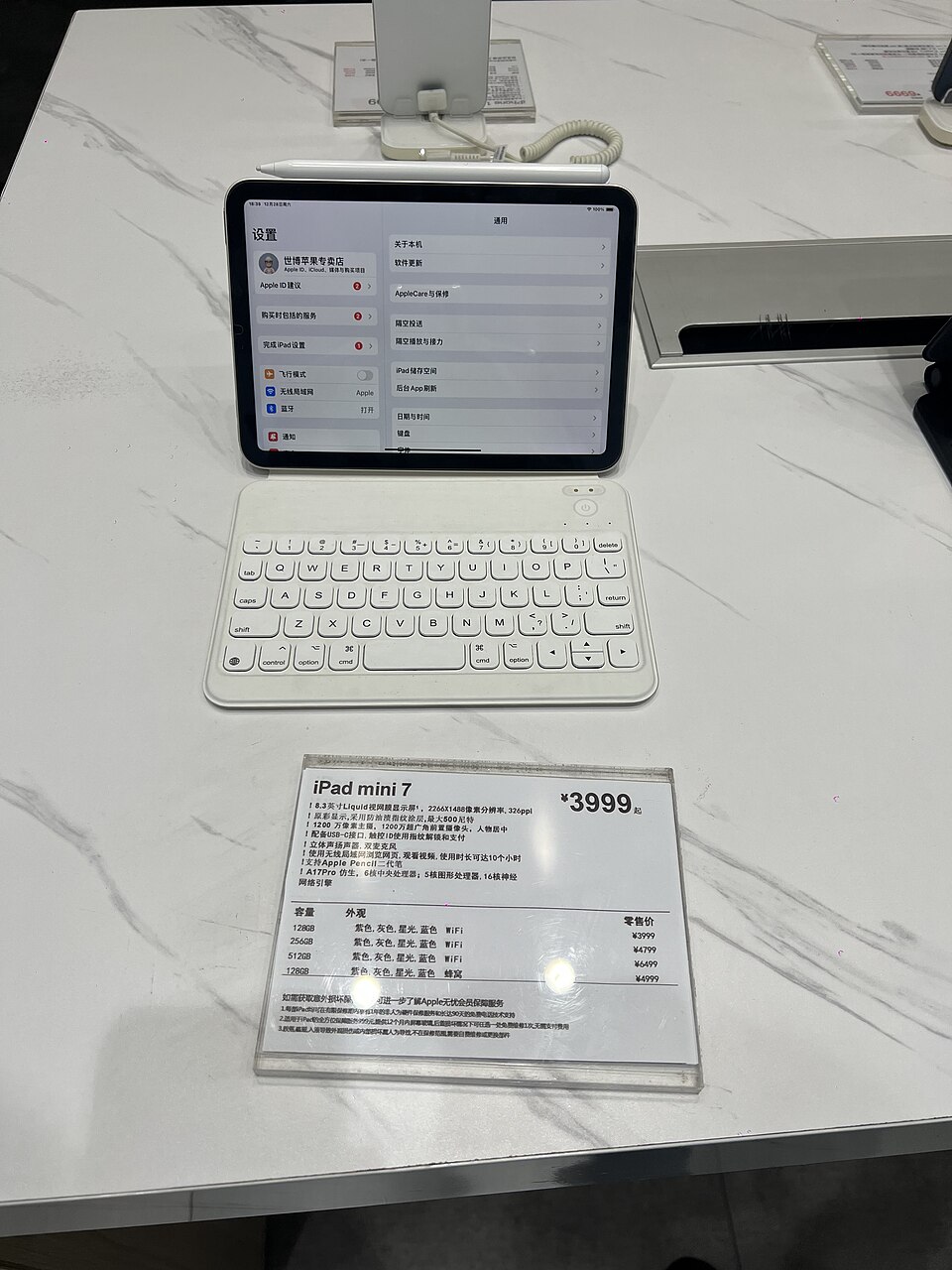iPad mini 7 как электронный блокнот для заметок пером Apple Pencil